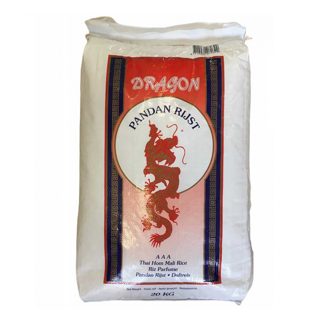 Orez Jasmine 20kg Sac Dragon Thai Mali Rice Tailanda MLL