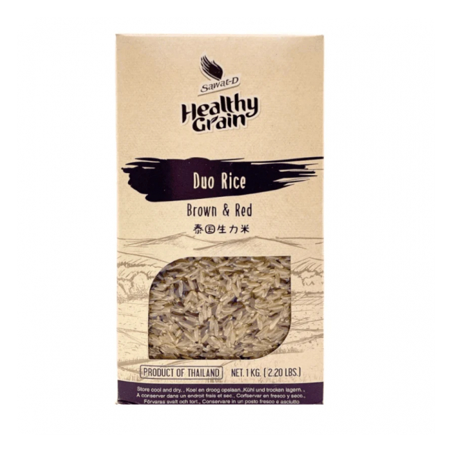 Orez Nutritiv Duo Rice Brown and Red Sawat-D 1Kg Tailanda SNM