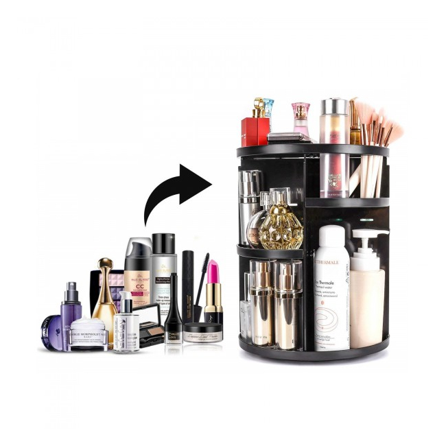 Organizator Cosmetice Rotativ Compartimentat 360 Cosmetic Organizer