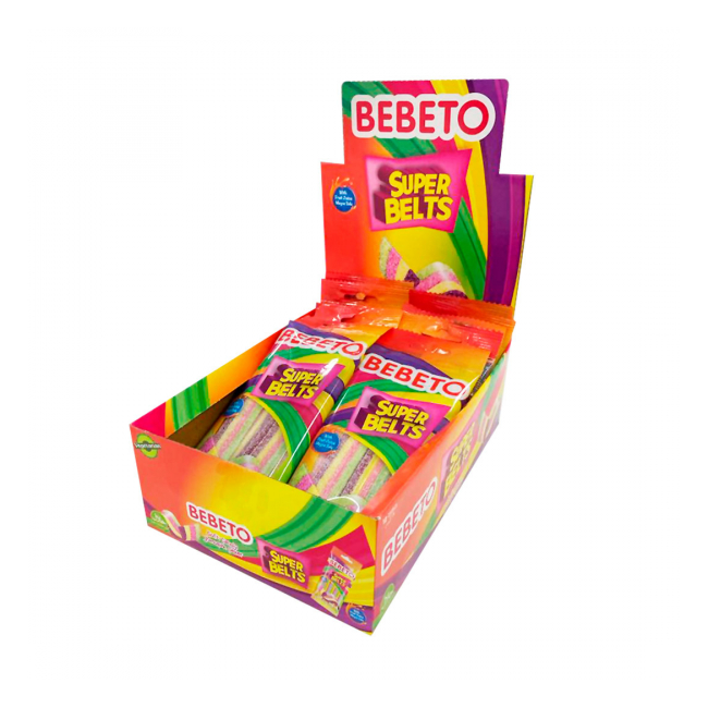 Pachet 12x75g Jeleu Bebeto Super Belts MGR23013