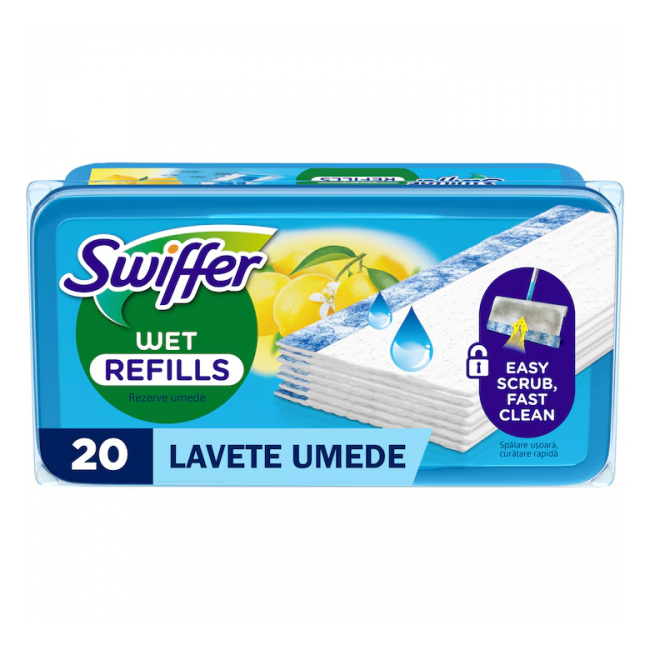 Pachet 20 Rezerve lavete umede pentru pardoseala Sweeper CNN26779
