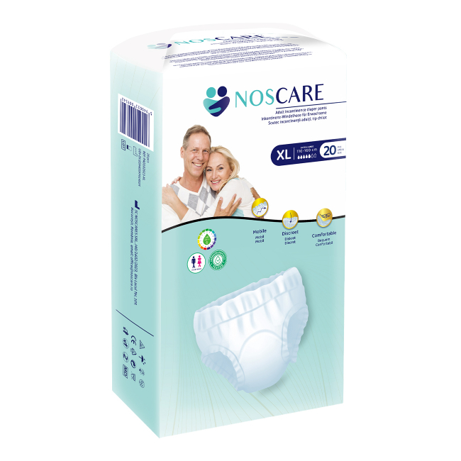 Pachet 20 Scutece adulti pentru incontinenta tip chilot Noscare marimea XL CNN50844