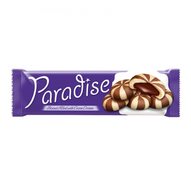 Pachet 24x Biscuiti bicolori cu crema de cacao Paradise 24x50g MGR4371