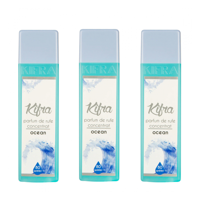 Pachet parfum rufe Kifra 3 x 200 ml Ocean, Fresh Fores, Magnolia