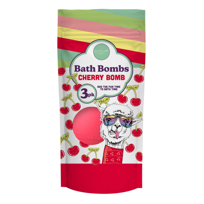 Pachet 3x50g Bombe de Baie Efervescente Elysium Spa Cherry DNC62465