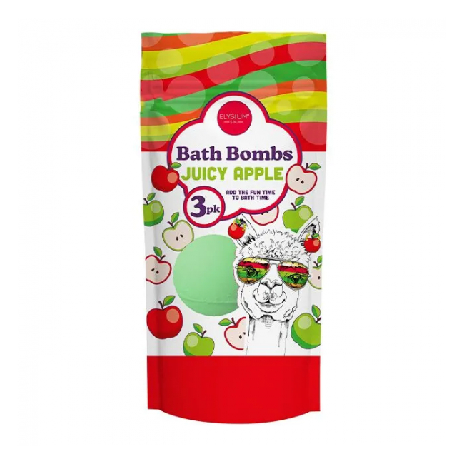 Pachet 3x50g Bombe de Baie Efervescente Elysium Spa Juicy Apple DNC62472