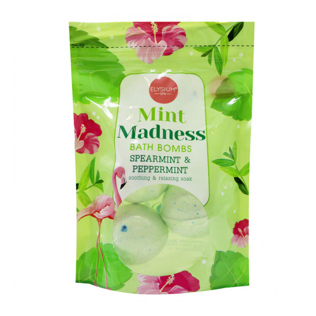 Pachet 3x50g Bombe de Baie Efervescente Elysium Spa Mint Madness DNC62468