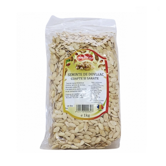 Pachet 4x1kg Seminte Dovleac Coapte si Sarate Andreas Romania 4kg MGR7667 SSN