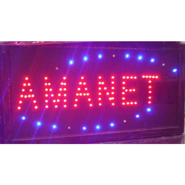 Panou Afisaj Reclama Interior cu LED 50x25cm Amanet KNH