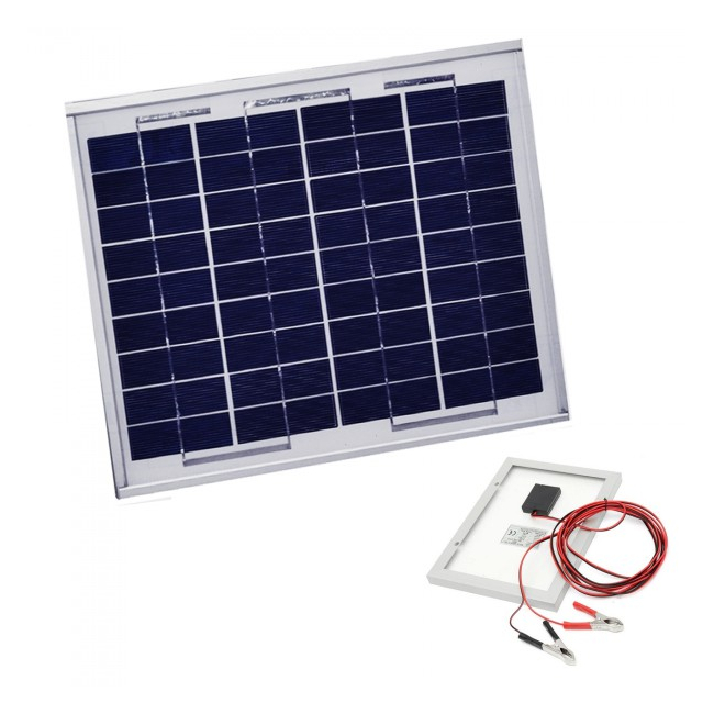 Panou Solar Fotovoltaic 20W 36 Celule 45x36cm Cablu Clesti 12V
