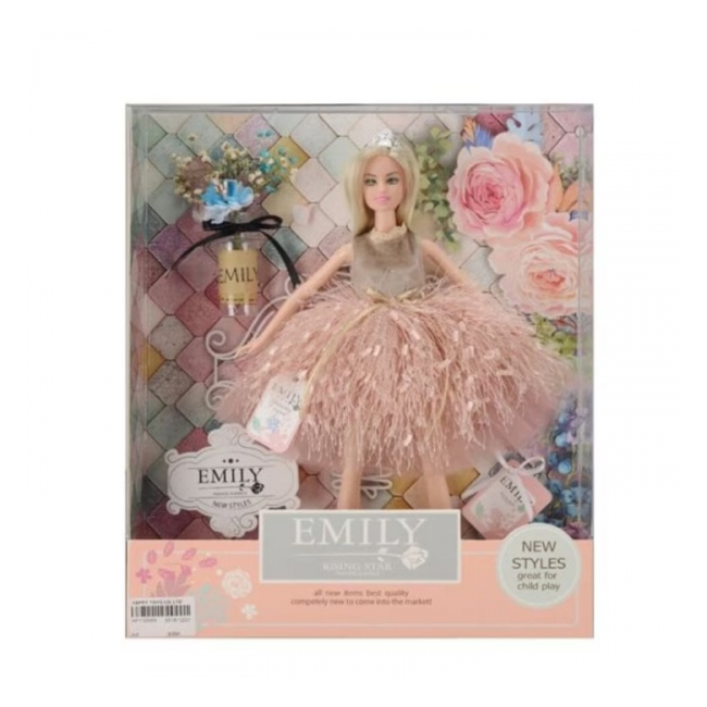 Papusa Emily Fashion Pretty 32,5x28x6cm QJ077B CWT