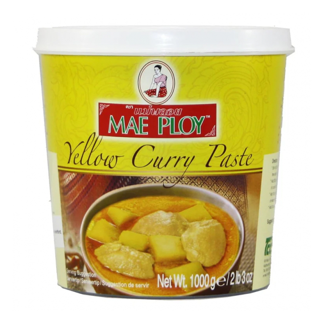 Pasta de Curry Galben Tailandez Yellow Curry Paste Mae Ploy 1kg MLL