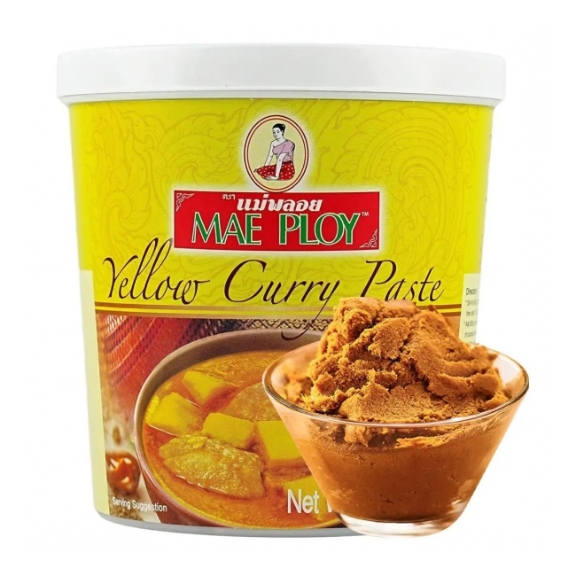 Pasta de Curry Galben Tailandez Yellow Curry Paste Mae Ploy 400g MLL