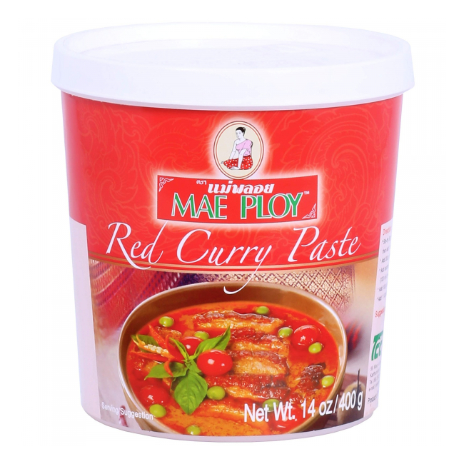 Pasta de Curry Rosu Tailandez Red Curry Paste Mae Ploy 400g MLL