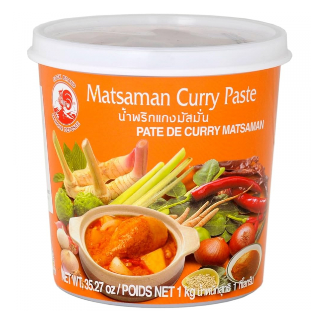 Pasta Massaman Curry Cock Brand 1Kg MLL