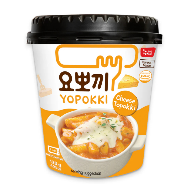 Paste Instant din orez Yopokki Cheese Topokki 120g MLL