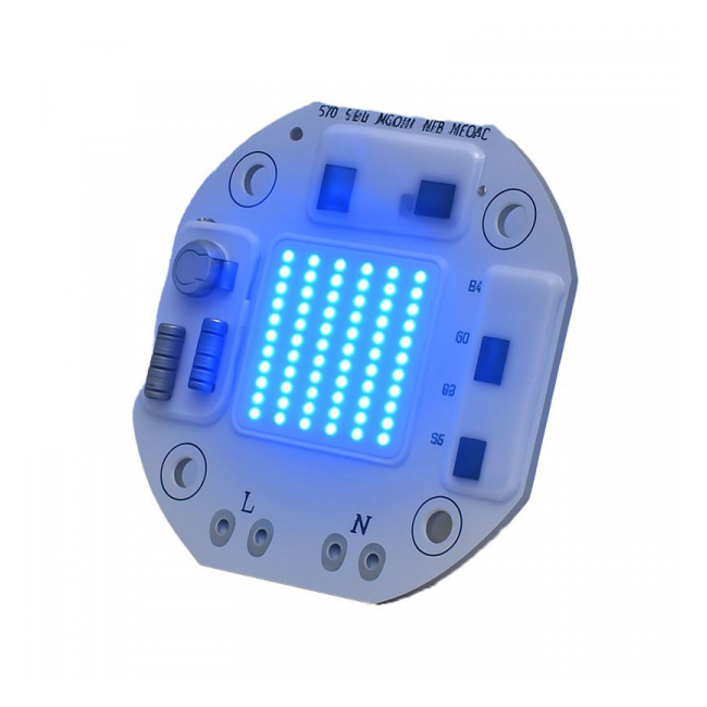 Pastila LED COB 50W cu Lumina Albastra 220V AC / XSY-5454 20C069 XXM