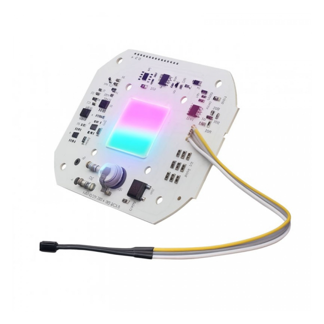 Pastila LED COB 50W cu Lumina RGB 220V AC / XSY-7386 20C070 XXM