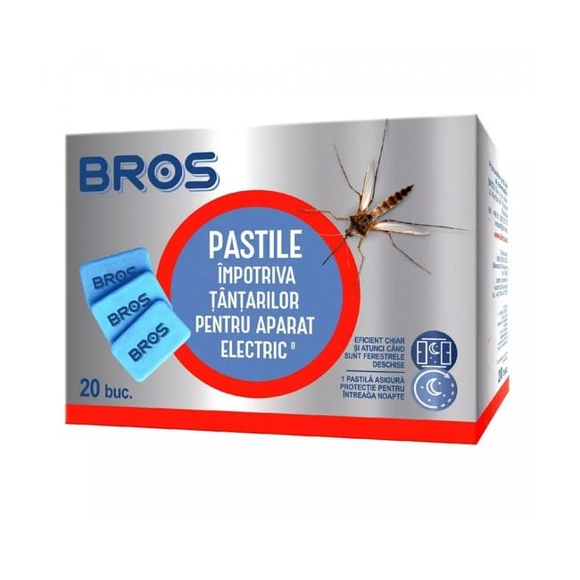 Pastile impotriva tantarilor pentru aparatul electric Bros 20 buc DNC18636