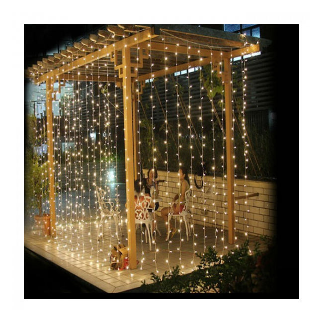 Perdea Exterior Flash Fir Verde Gros 12x1m 360LED V8 Alb Cald FN P TO1210WW