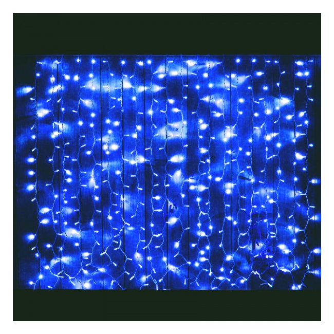 Perdea Luminoasa Craciun 8x1m 360LED V5 Albastre FA IP44 Joc Flash P 9015B CPLL