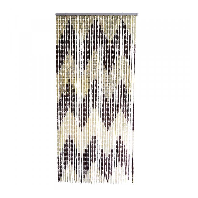 Perdea Usa Contra Insectelor Inele Plastic Bicolore 195x85cm  KLX
