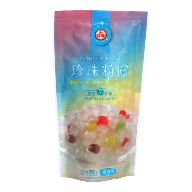 Perle de Tapioca Bubble Tea 250g Gata in 5 Minute Color Boba Pearls WF MLL