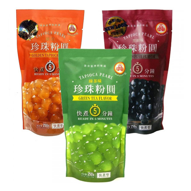 Perle de Tapioca Bubble Tea 3x 250g Gata in 5 Minute Mix 3 Arome WF MLL