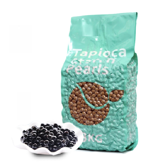 Perle Negre de Tapioca Starch Bubble Tea Boba Pearls 1.2cm 3kg SNM
