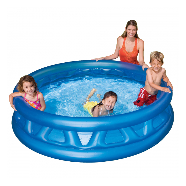 Piscina Gonflabila Copii Blue 666 Litri 188x46cm Intex 58431