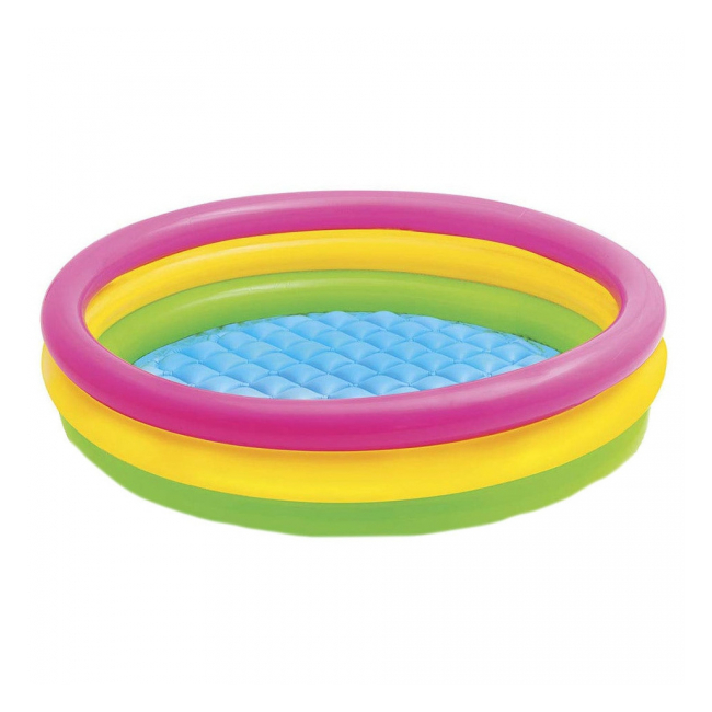 Piscina gonflabila rotunda copii multicolora sezut gonflabil 110x30x43cm DNC62999
