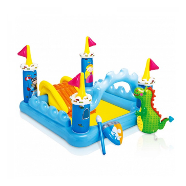 Piscina gonflabila si loc de joaca Intex Fantasy Castle 57138NP