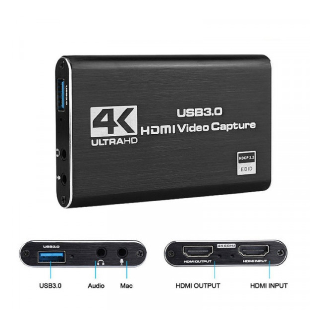 Placa de Captura Video Hdmi 4K HDMI USB 3.0 HDMI4KUSB 2C023 XXM