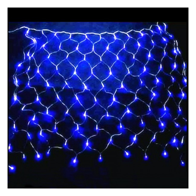 Plasa Luminoasa Craciun 1.5x1.5m 120LED Albastre FN P 6007