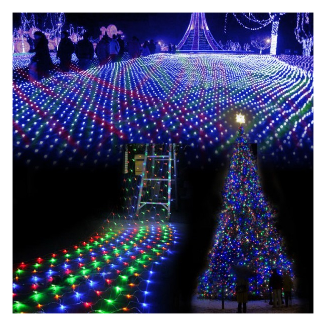 Plasa Luminoasa Craciun 160 LEDuri Multicolore 6x0.5m 4Randuri 5486