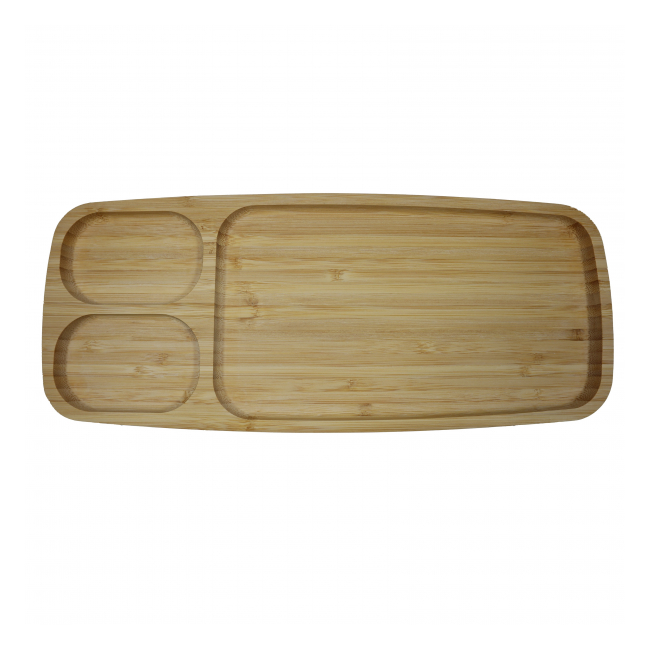 Platou bambus pentru prezentare si servire 39x16x2cm Grunberg GR6357