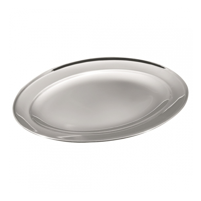 Platou oval din inox 40cm Grunberg IOT40