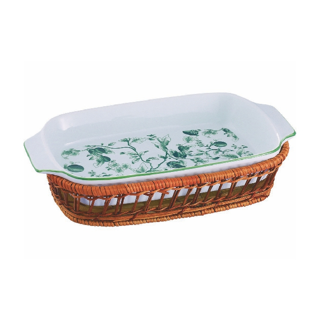 Platou portelan cu cos Vabene VB1020151 2L