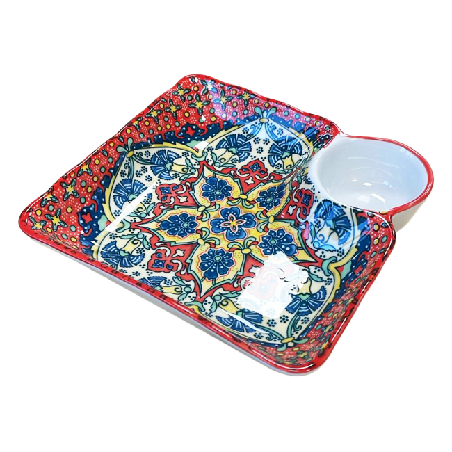 Platou Servire Ceramica Model Traditional 18.5x17x4cm 24-113 CNN52673