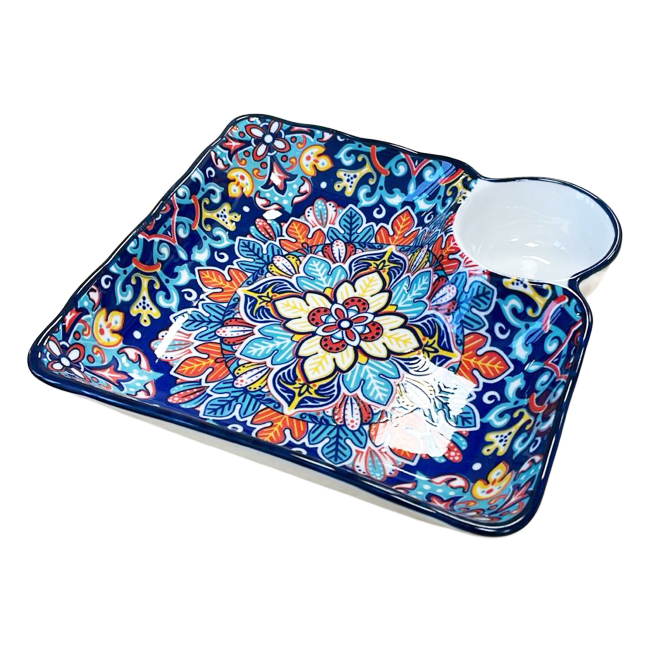 Platou Servire Ceramica Model Traditional 18.5x17x4cm 24-92 CNN52674