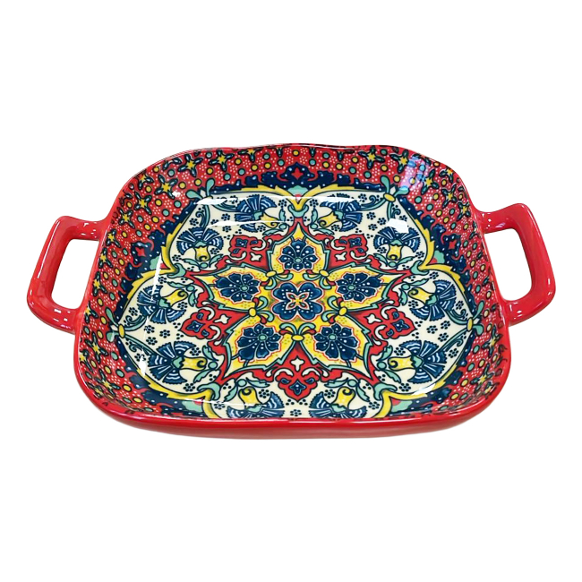 Platou Servire Ceramica Model Traditional 23.3x18.5x4.2cm 24-116 CNN52665