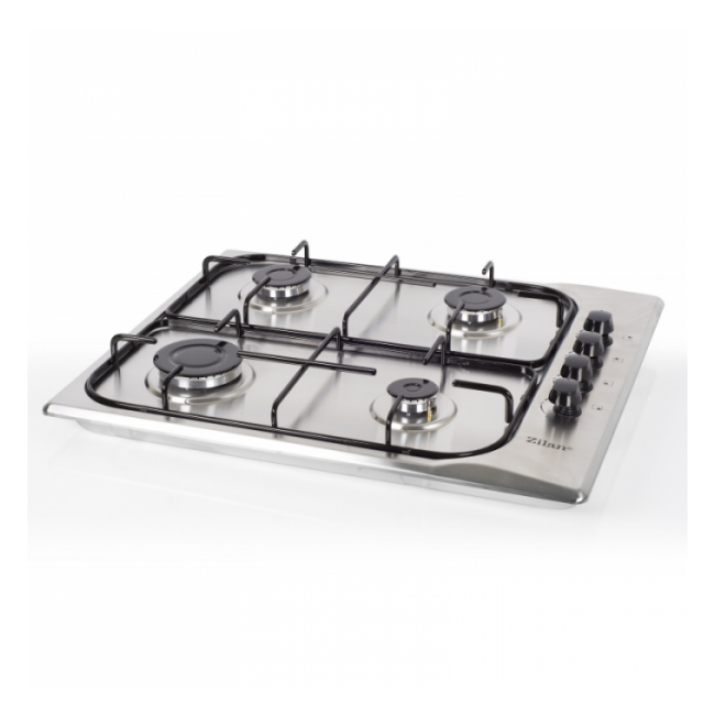 Plita Incorporabila Gaz Inox 6.35 KW 4 Arzatoare 60x50cm Zilan ZLN1525