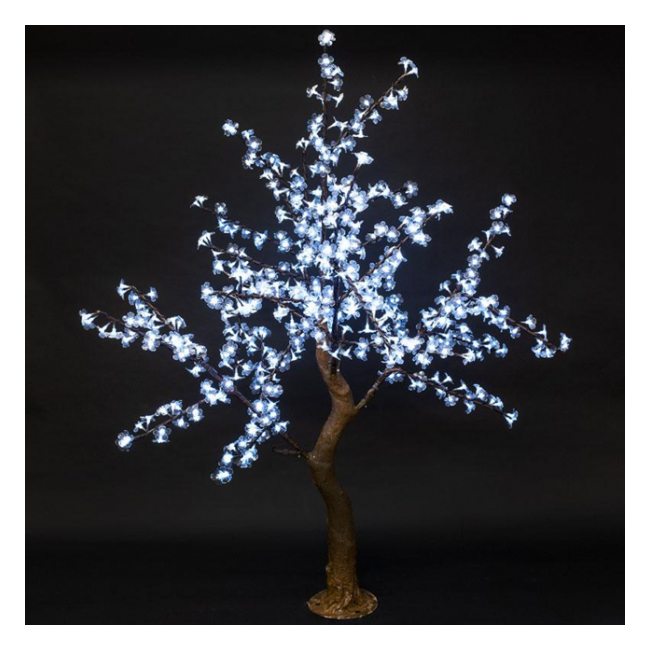 Pomisor Decorativ Bonsai Luminos IP44 Terasa 768LEDuri 180cm Alb Rece 220V