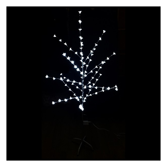 Pomisori Ornamentali cu LEDuri Albe Decorate 150cm