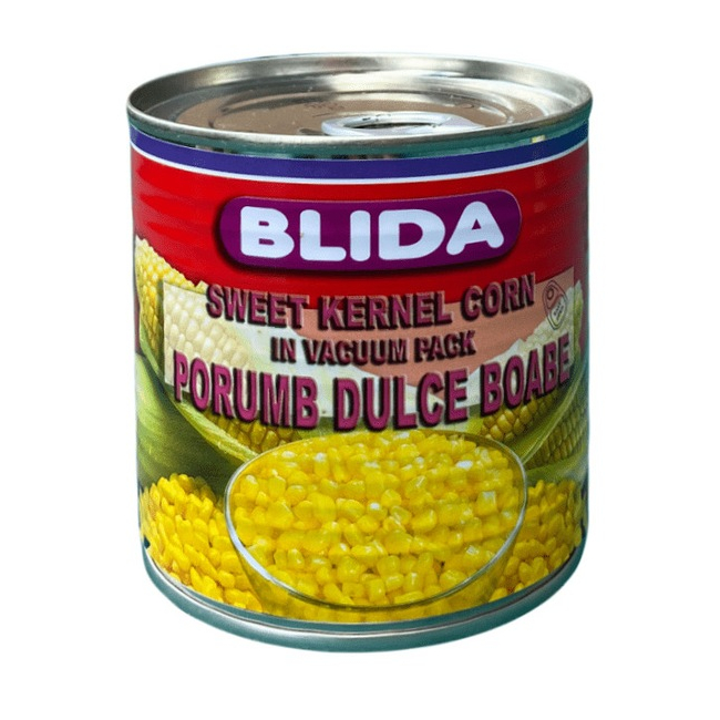 Porumb Dulce Boabe Fara Conservanti, Fara Zahar, Doza cu Inel Blida 340g MGR