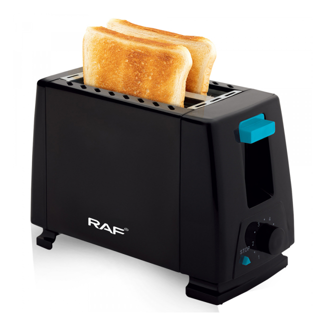 Prajitor de Paine pentru Doua Felii Negru 650W RAF R263 PSN