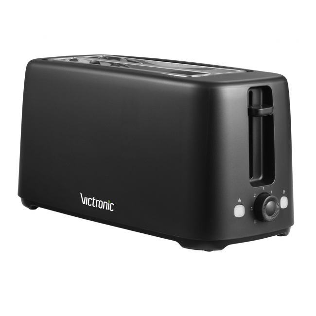 Prajitor pentru paine 2 compartimente 4 felii 1250-1450W Victronic VC4953