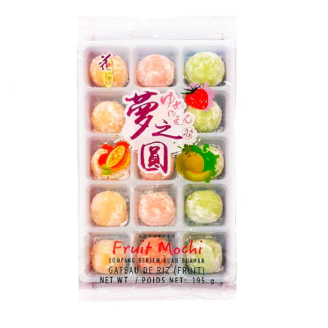 Prajituri Mochi Fructe Asortate Fruit Mochi HZLE 195g SNM