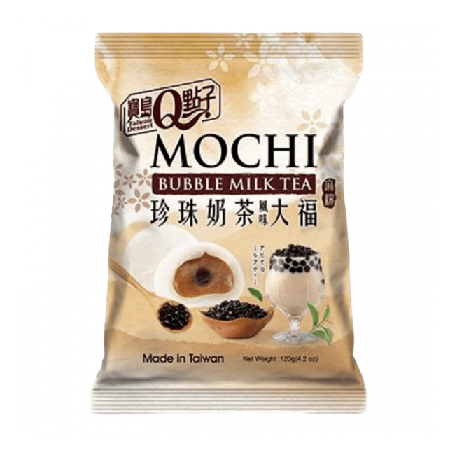 Prajituri Mochi QMOCHI cu aroma de bubble tea 120g Taiwan Dessert TD MLL