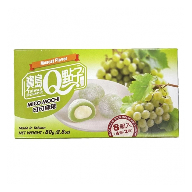 Prajituri Mochi QMOCHI cu aroma de struguri 80g Taiwan Dessert TD MLL